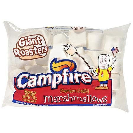 Campfire Giant Roasters Premium Quality Marshmallows, 28 oz