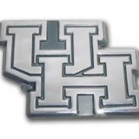 Houston UH Shiny Chrome Emblem