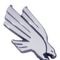 North Texas Eagle Shiny Chrome Emblem