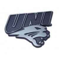 Northern Iowa UNI Shiny Chrome Emblem