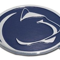 Penn State Navy Shiny Chrome Emblem