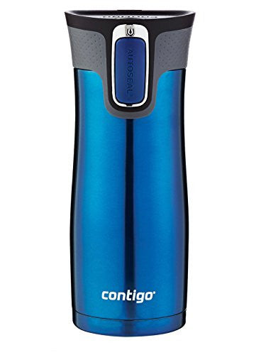 Contigo Autoseal West Loop Stainless Steel Travel Mug with Easy Clean Lid, 16-Ounce, Monaco