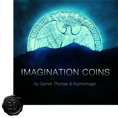 Imagination Coins US Quarter (DVD and Gimmicks) by Garrett Thomas and Kozmomagic, DVD
