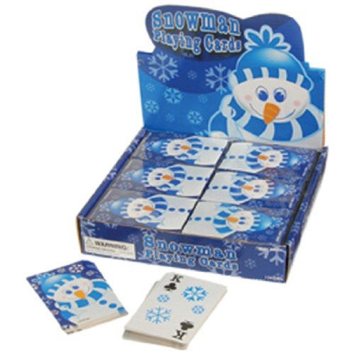 SNOWMAN PLAYING CARDS - 12pcs