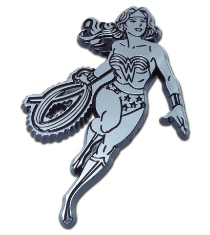 Wonder Woman Figurine Chrome Emblem, Shiny