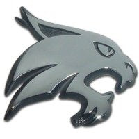 Texas State   Chrome Emblem (Bobcat)