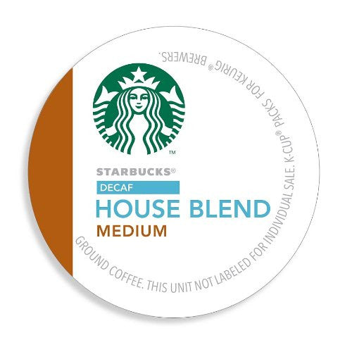 Starbucks, House Blend Decaf, k-cup