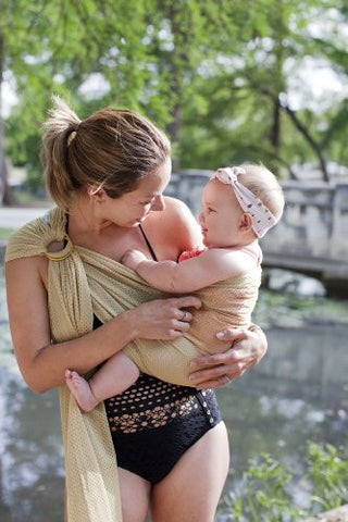Baby Sling Carrier - One Size, Golden Sand