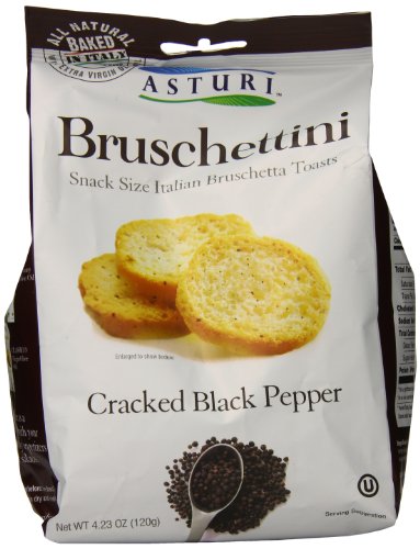 Bruschettini Cracked Black Pepper, 4.23 oz