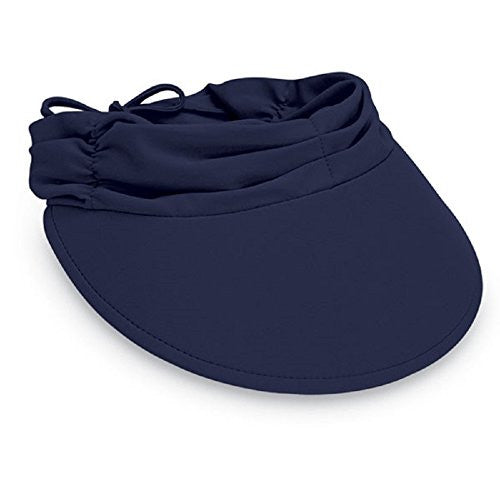 Wallaroo Hat Company Aqua Water Visor (Navy / One Size)