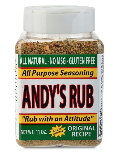 Andy's Rub, an All Natural Rub With Attitude 11oz