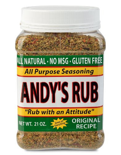 Andy's Rub, an All Natural Rub With Attitude 21oz