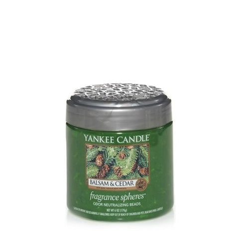 Yankee Candle Fragrance Spheres Balsam & Cedar, 6 oz