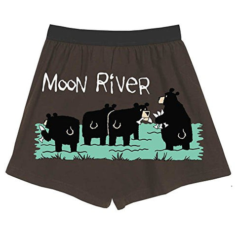 Lazy One Comical Boxers, Moon River, XL