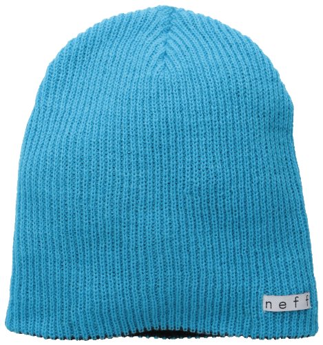 Daily Reversible Beanie, Cyan/Black