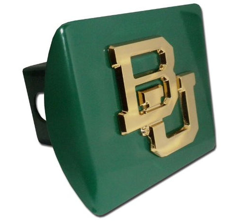 Baylor Gold “BU” Green Hitch Cover