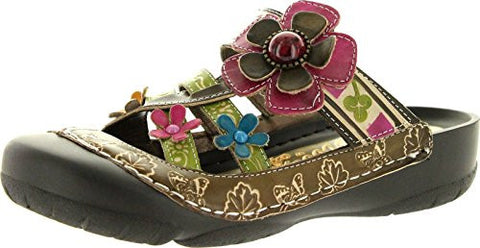Women's Moon Shoes - Green Multi Size 7