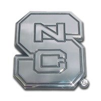 North Carolina State S with NC Shiny Chrome Emblem