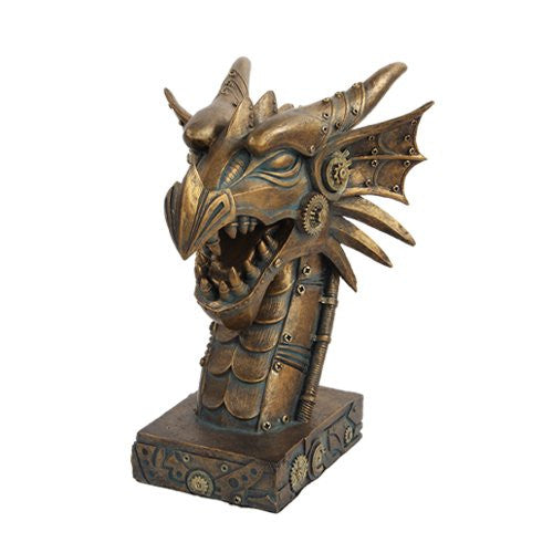 Steampunk Dragon Glasses Holder 6 1/4" x 7" x 8 1/2"