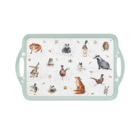 PORT0064 Large Tray - Animal Characters Design 18.9x11.6in