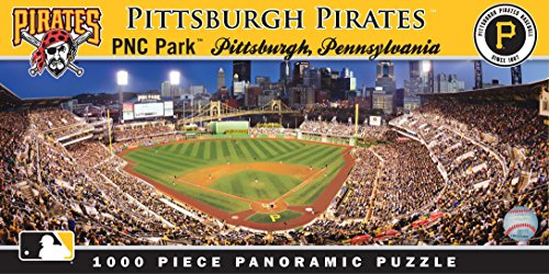 Panoramic 1000pc Puzzles - Pittsburgh Pirates, 15.75" X 8" X 2"