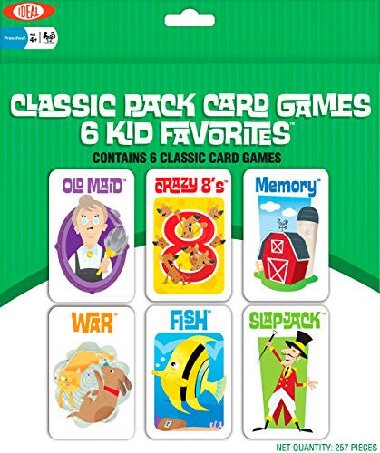 Classic Card Games Set Of 6