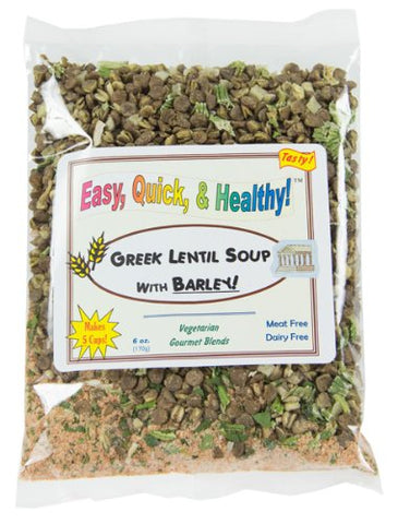 Greek Lentil Soup With Quinoa (6 Oz)