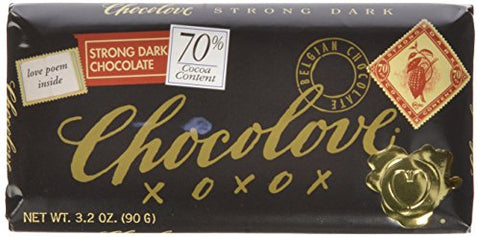 70% Strong Dark Chocolate Bar, 3.2 oz