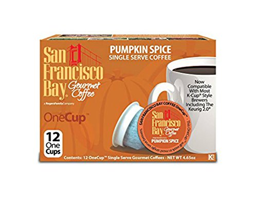 San Francisco Bay Gourmet Coffee OneCup Pumpkin Spice 12 Count
