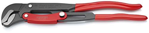Swedish Pattern Pipe Wrench, S-Shape Fast Adjust, Plastic Handle (83 61 015)