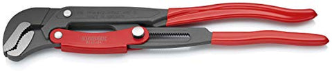 Swedish Pattern Pipe Wrench, S-Shape Fast Adjust, Plastic Handle (83 61 015)