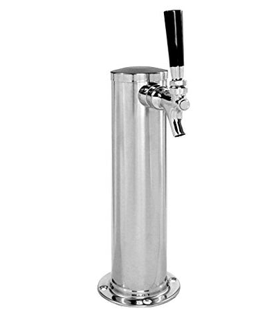 1-Faucet Economy Polished Stainless Steel Column Standards 2 0.5" - Air Cooled (Kegerator) (not in pricelist)