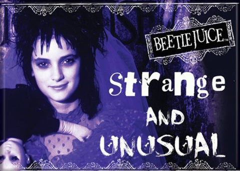 Beetlejuice Lydia Strange and Unusual - PHOTO MAGNET 2 1/2 in. x 3 1/2 in.
