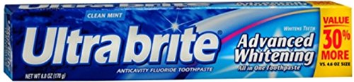 Ultrabrite Toothpaste - Advanced Whitening Clean Mint 6 oz
