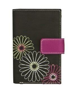 Safe ID Daisy Tri-Fold Wallet - Black