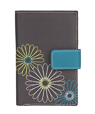 Safe ID Daisy Tri-Fold Wallet - Pewter