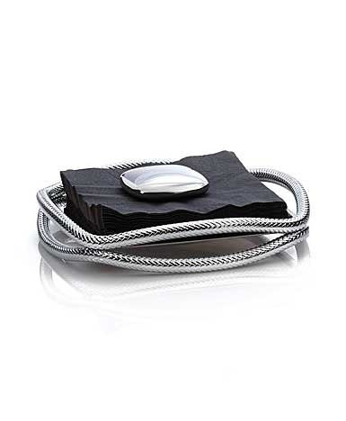 Nambe Braid Cocktail Napkin Holder