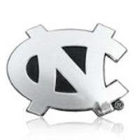 North Carolina NC Shiny Chrome Emblem