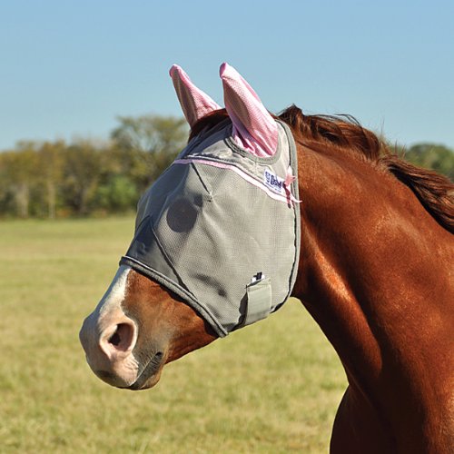 Fly Mask Arab-SM Horse - Standard Ears - Pink