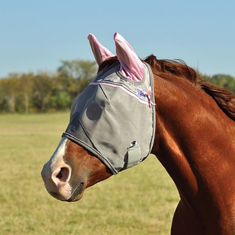 Fly Mask Arab-SM Horse - Standard Ears - Pink