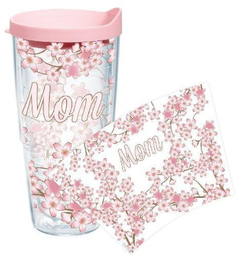 B2B Exclusives Wrap, Mom Cherry Blossom 24 oz - With Travel Lid