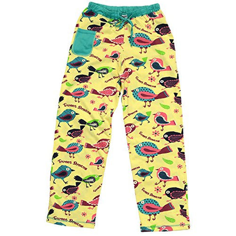 Lazy One Tweet Dreams - 180, Women's Pj Pant, S