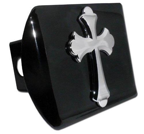 Cross (Ruffled) Black Hitch Cover