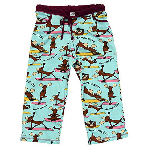 Lazy One Na-Moose-Te - 895, Women's PJ Capri, L
