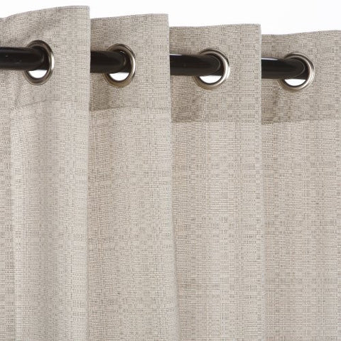 Grommet Top Curtains - Linen Silver / 50" X 96"