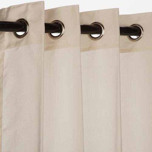 GROMMET TOP CURTAINS, Spectrum Eggshell  50” X 96”