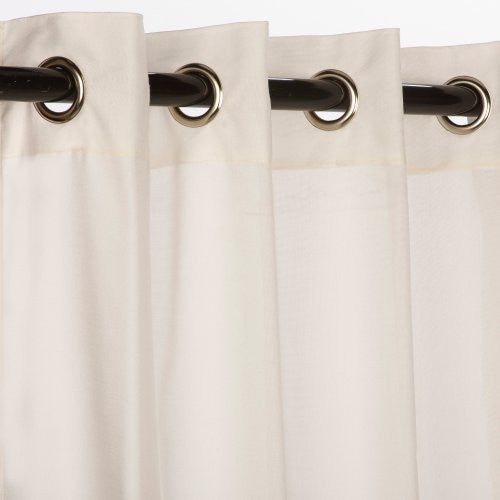 GROMMET TOP CURTAINS,  Snow (Sheer) 50” X 108”