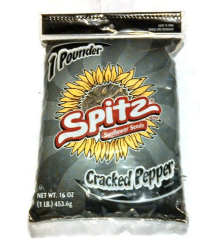 Spitz Sunflower Seeds Cracked Pepper 10 Count 16 Oz