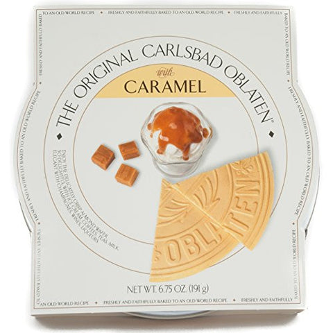 The Original Carlsbad Oblaten 6.75 Oz. Gift Tin, Caramel