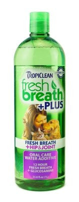 FRESH BREATH WATER ADDITIVE PLUS HIP & JOINT 33.8oz